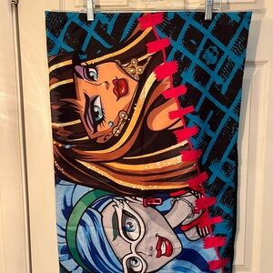 Monster High Black and Blue Bedding